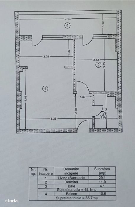 Apartament 2 camere tip Studio | 81 Residence | Metrou Berceni