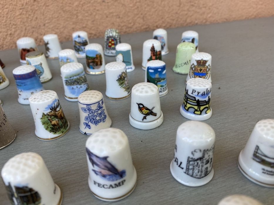 60 броя порцеланови напръстници колекция от цял свят напръстник 000#29