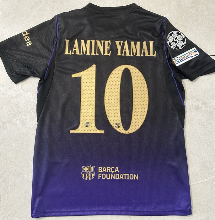 Fc Barcelona away kit Lamina Yamal L