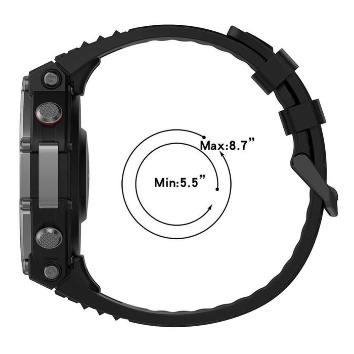 Силиконова каишка Watchband (W067) за Amazfit T-Rex 3