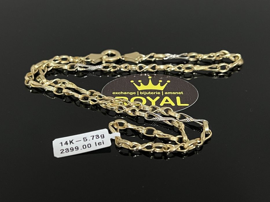 Bijuteria Royal CB : Lant aur 14k 5,73 grame