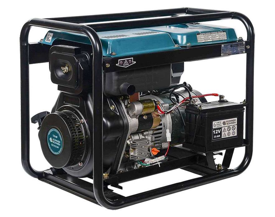Generator diesel 230V, 6,5 kW Könner & Söhnen KS 8100HDE (EURO V)