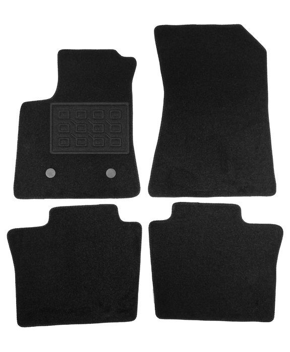 Set covorase auto mocheta Renault Rafale E-Tech Full Hybrid 2024->, Negru, 4 buc