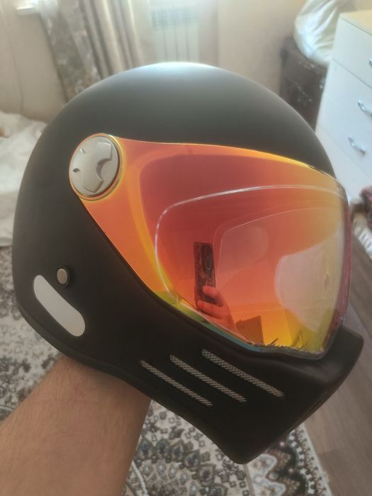 Retro sport moto shlem