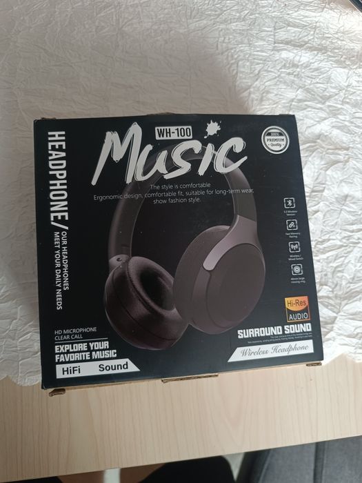 Vând căști wireless BT 5.3, active noise cancellation