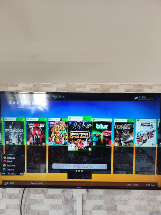 Xbox 360 Slim 320 gb/kinect/33 jocuri/ GTA 5