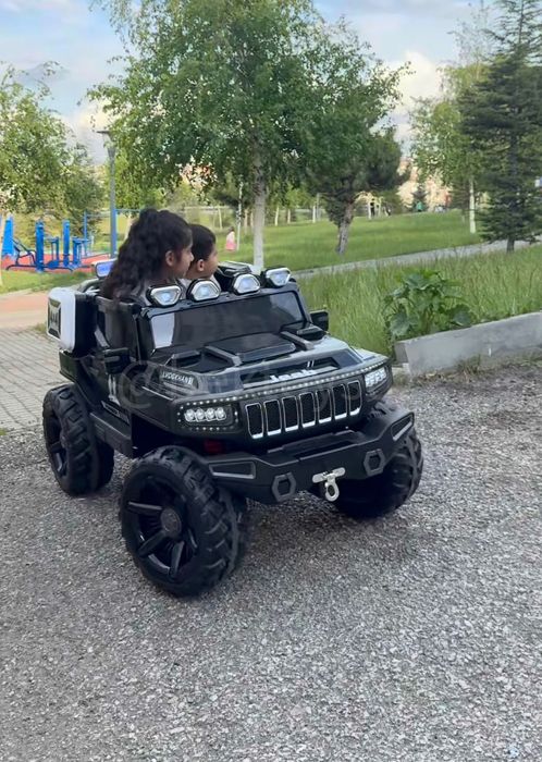 Детский электромобиль Jeep 12V 4x4 UTV с пультом 2 места EVA колёса