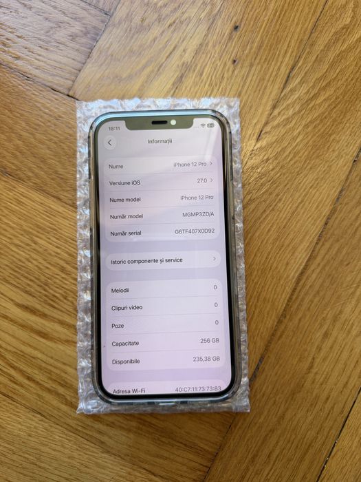 Iphone 12 Pro de 256 Gb 5G Graphite