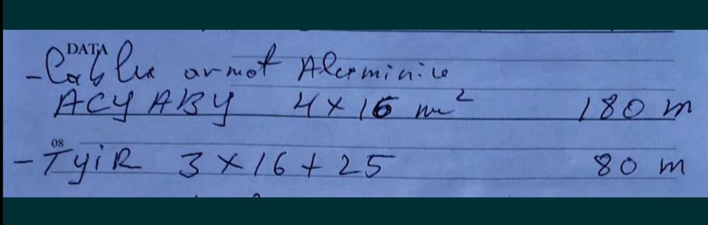 Cablu electric trifazic subteran si aerian, se vinde si separat