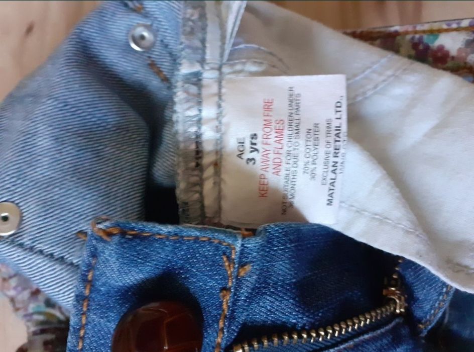 Blugi Matalan cu elastic 3 ani Pantaloni Next vara roz deschis 2 ani