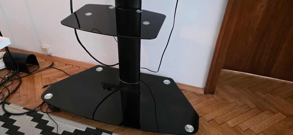 HAGOR HP Stand 55 стойка за телевизор/монитор, черен, преместваема