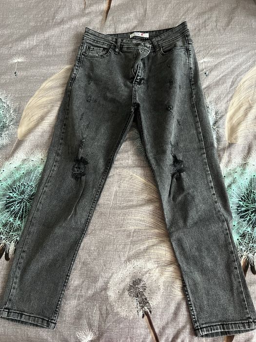 Черни дамски дънки