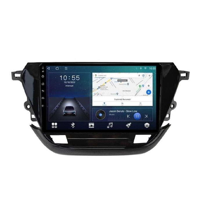 NAVIGATIE Android 14 Opel Corsa F 2019+ 1/8 Gb Waze CarPlay CAMERA