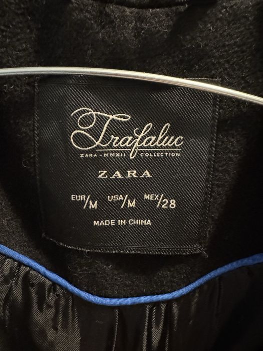 Дамско палто Zara с вълна в състава