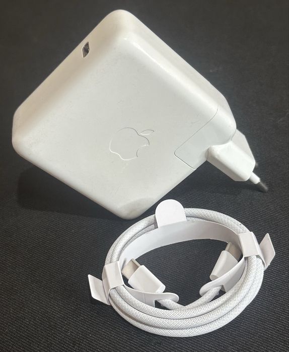 Super Pret! Încărcător Original Apple USB-C 61W Pt Macbook Pro/Air, iPad+ Cablu Date/Încărcare NOU, Factură, Garanție