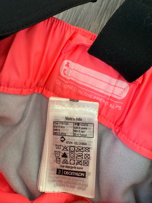 Ски екип за момиче (размер 116–122) – Отлично състояние!