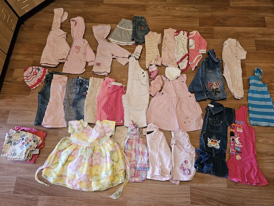 Пакет одежды для девочки до 2 лет