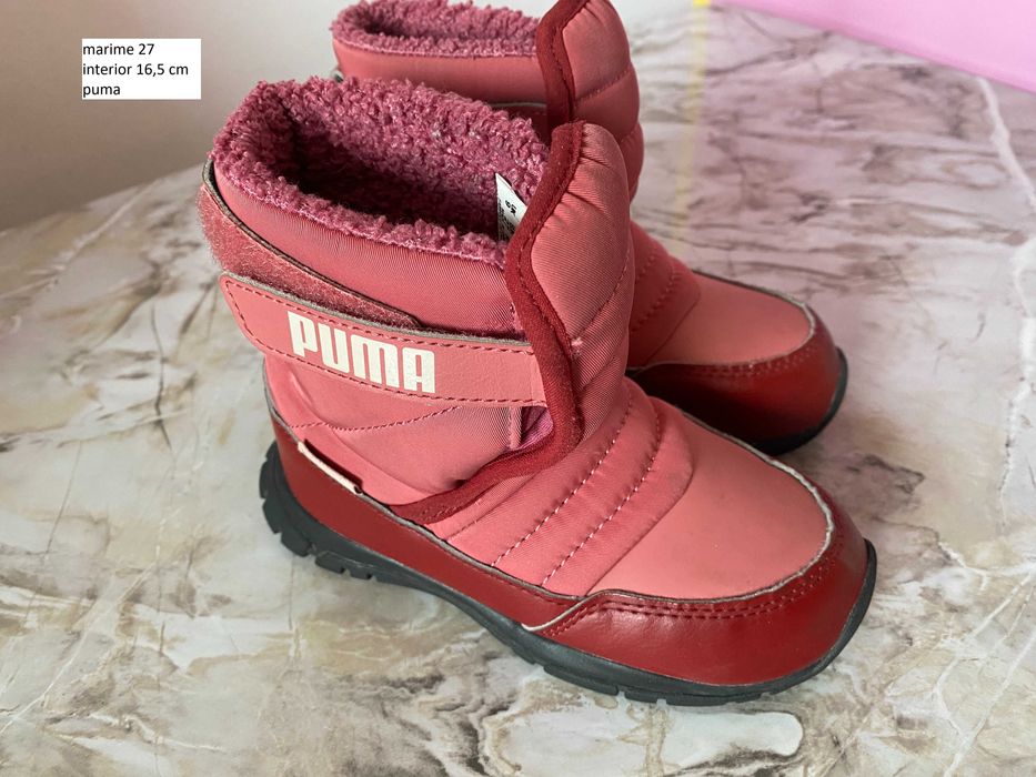 Cizme ghete copii marime 27 impermeabile zapada imblanite