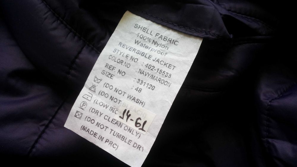 BALMAIN PARIS WATERPROOF REVERSIBLE Jacket Размер 48 / M двулицево яке 14-61