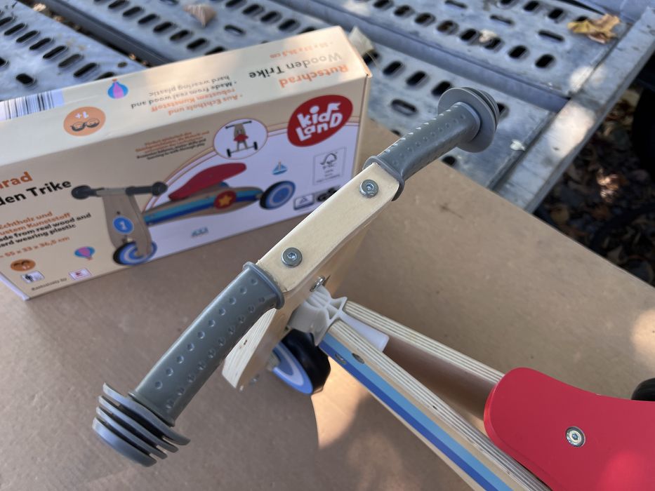 Детска дървена триколка от 1г