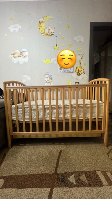 Детский манеж с ортопедическим матрасом