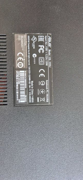 laptop asus x550