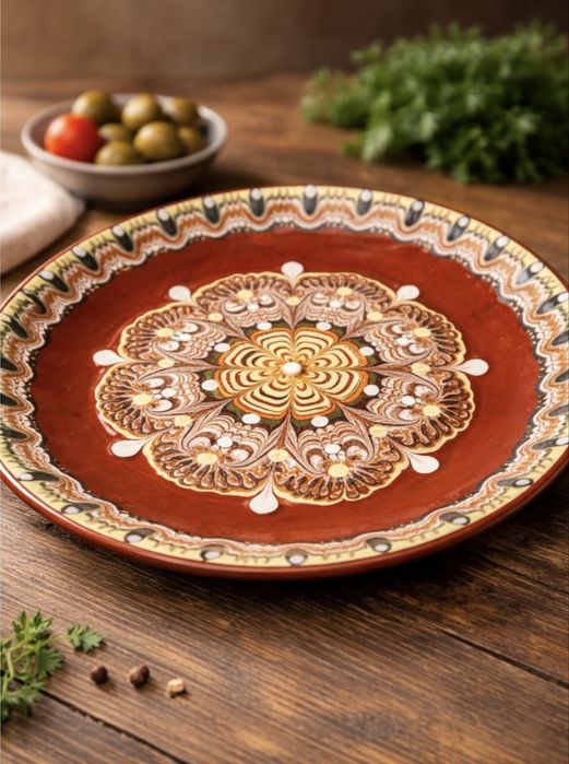 Троянска керамика битова традиционна сервиз за хранене