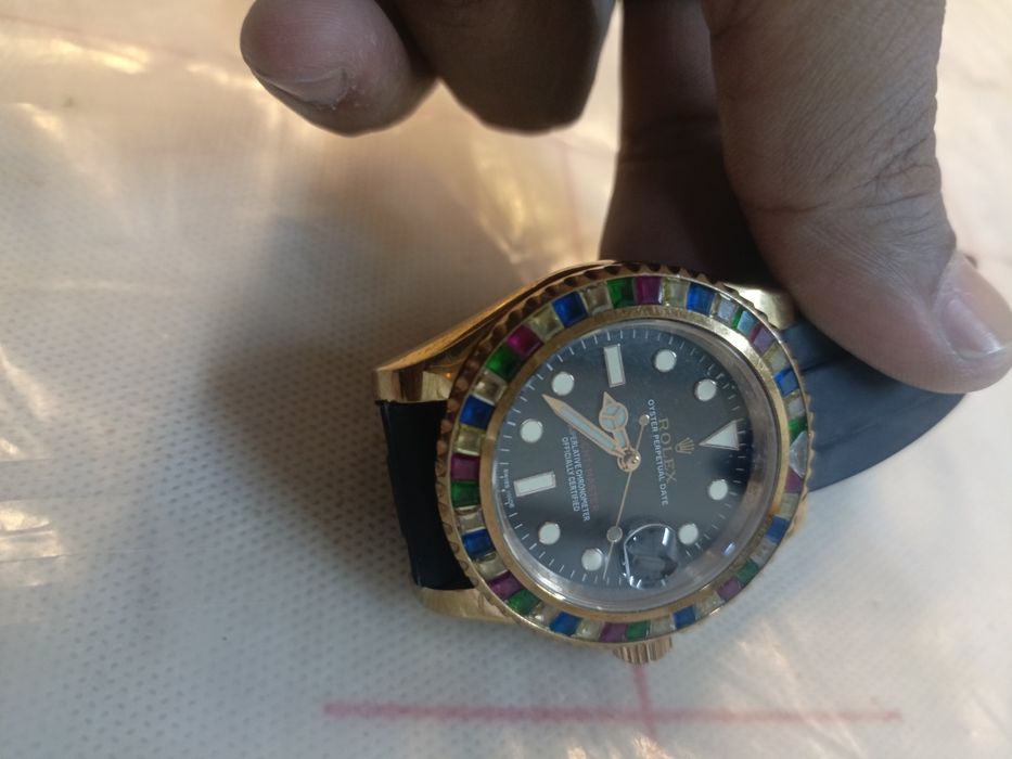Rolex xam murskoy xam jenskiy variant toshlari raduga quyosh nurida ya