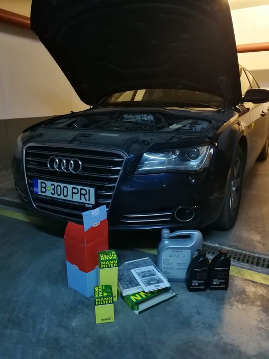 Schimb ulei+filtre, baterii auto, placute+discuri frana LA DOMICILIU