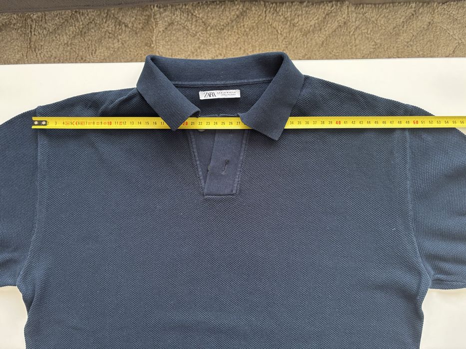 Тъмно синя тениска Zara