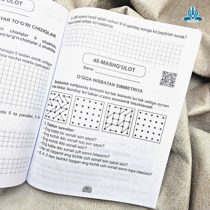 matematika to'garak daftari