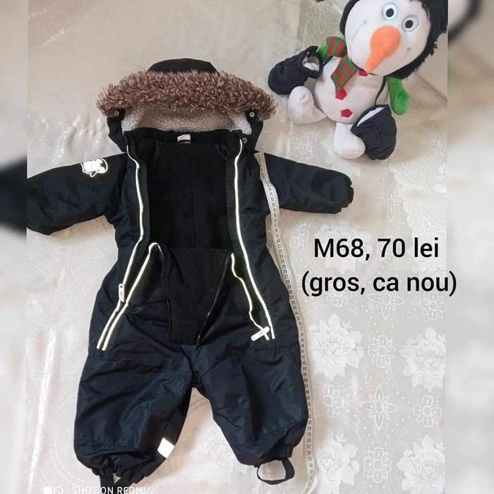 Tinuta completa iarna bebelusi 6-12 luni