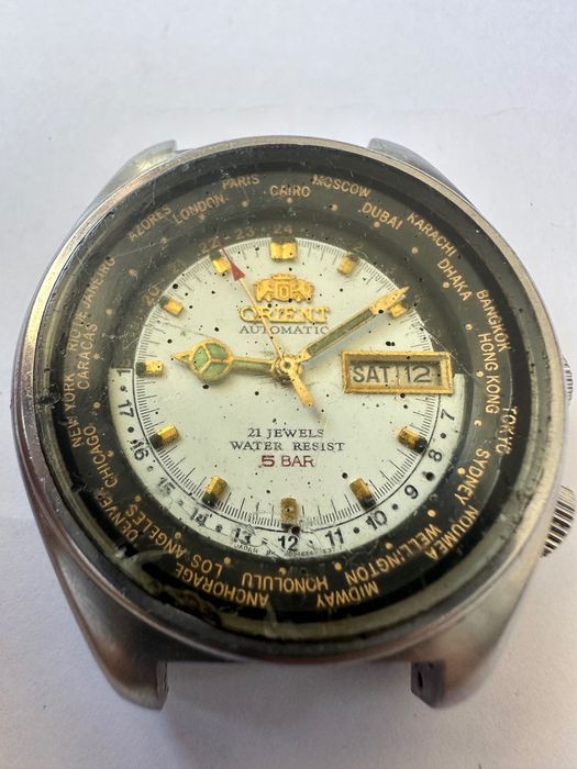 ORIENT World Time Automatic. 70-те години на миналия век.