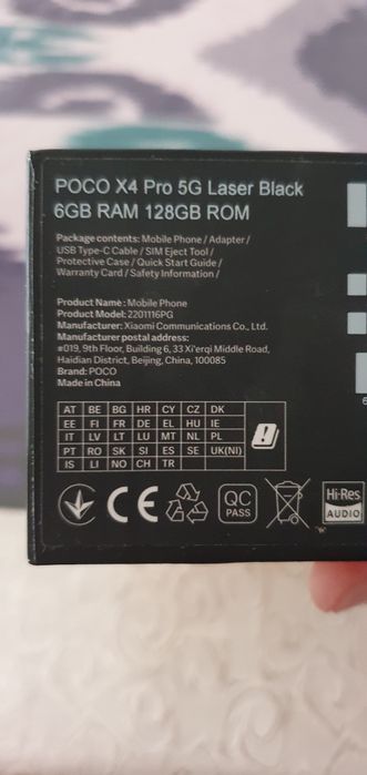 Продаётся смартфон POCO X4 Pro