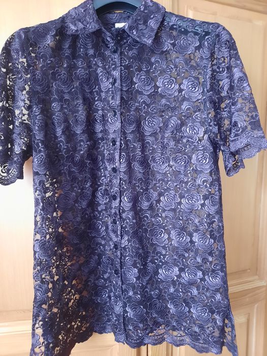 Elegant blazer din dantela groasa marime 48