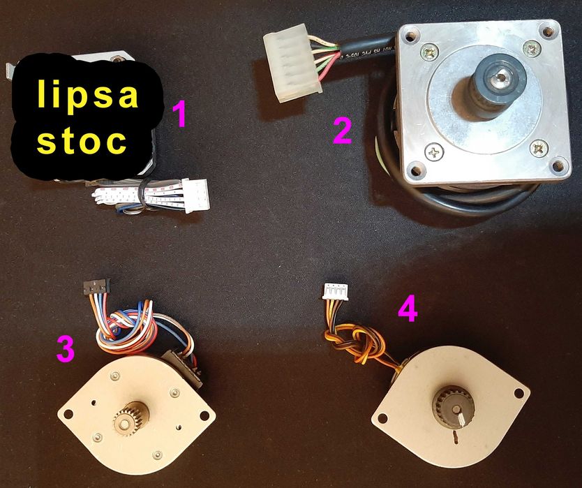 Motorase pas cu pas step by step stepper, motoare simple automatizari