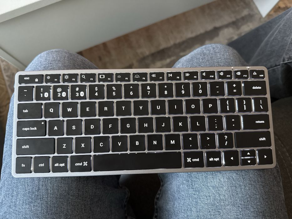 Tastatura SATECHI Mac Slim X1 bluetooth iluminata