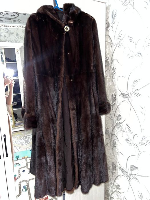 Таза былғары шуба