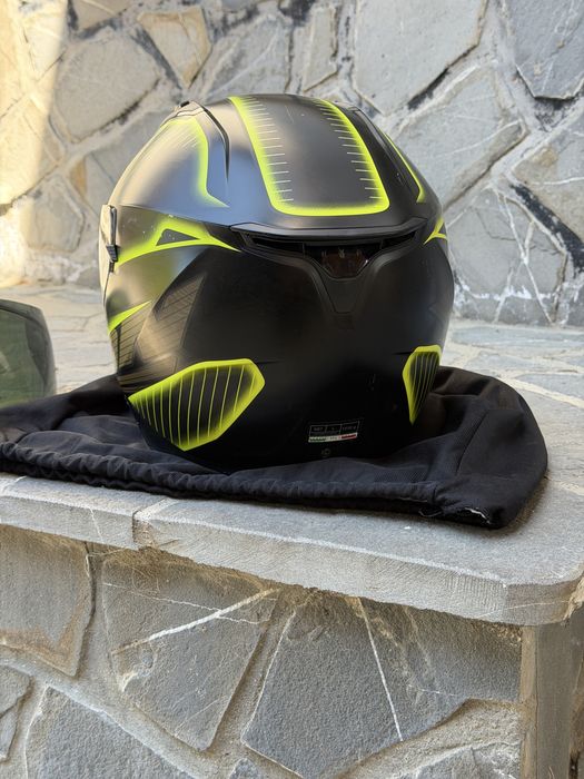 Casca moto Nolan N87 marimea L, pinlock, ochelari soare (2 viziere, neagra + transparenta)