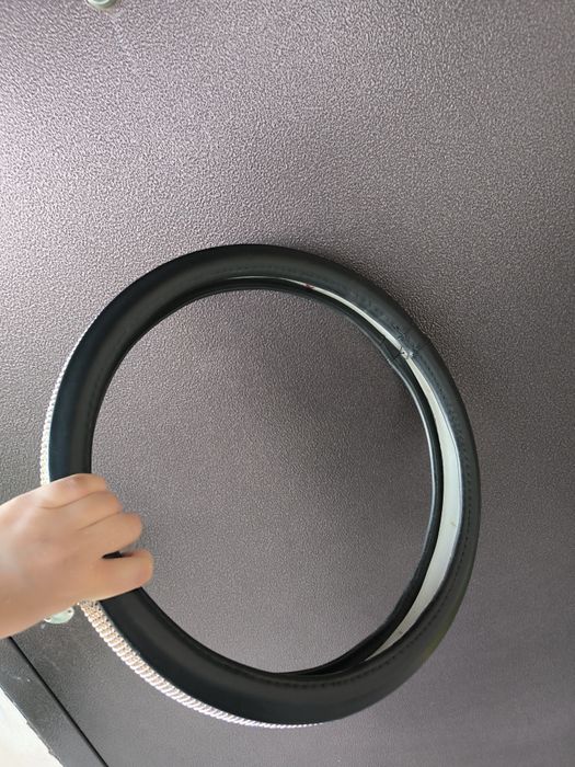 Чехол на руль со стразами