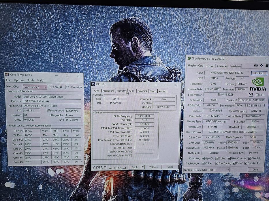 Unitate PC Gaming i5 10400 GTX 1660TI 16GB RAM