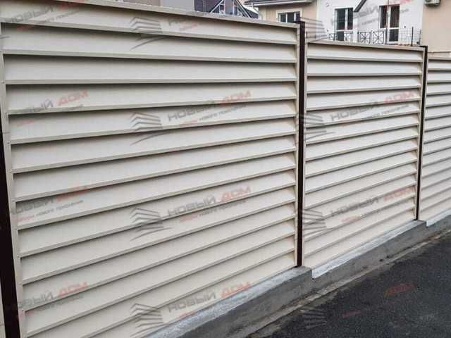 Забор жалюзи еврозабор