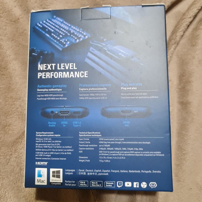 Elgato HD60 S+ Alimentator Stabilizat.