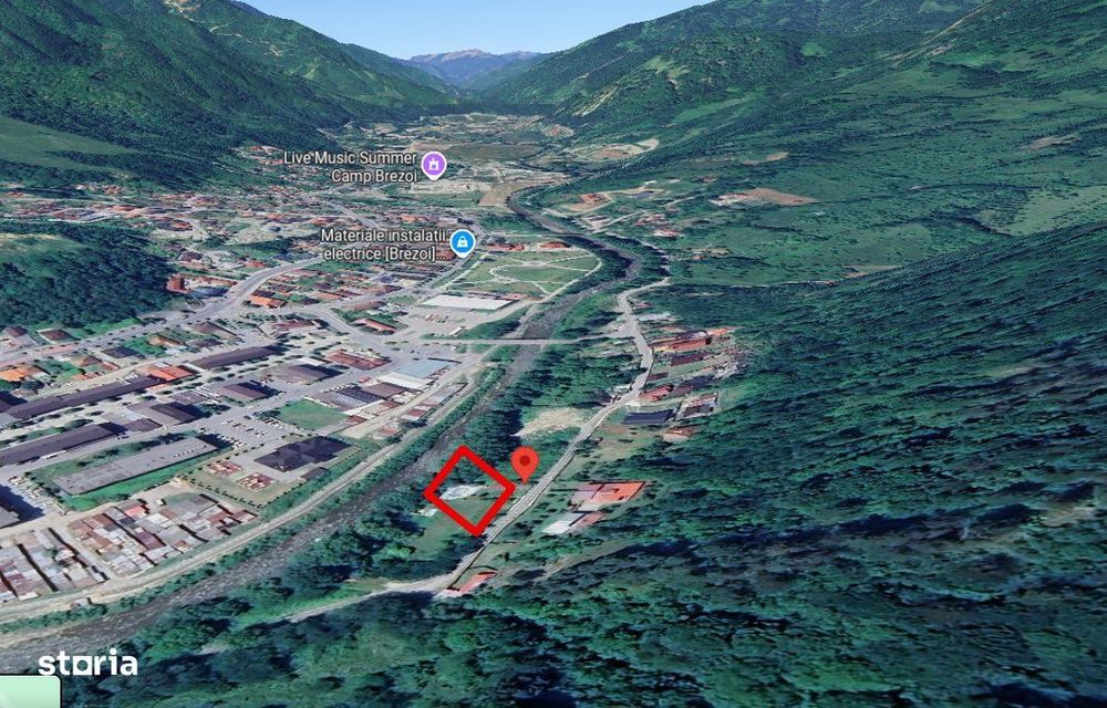 Teren SUPERB - 470 mp - pe malul Lotrului, Brezoi, Valcea