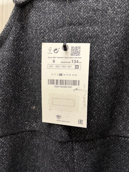 Salopeta din stofa Zara pentru copii/fete de 9 ani