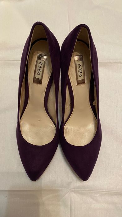 Pantofi Zara piele intoarsa 39