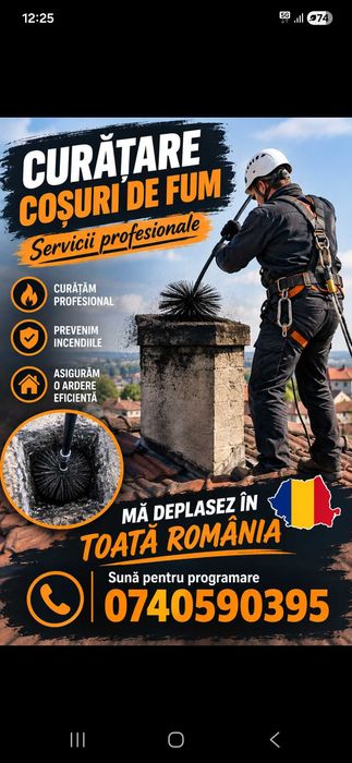 Curat cosul de fum
