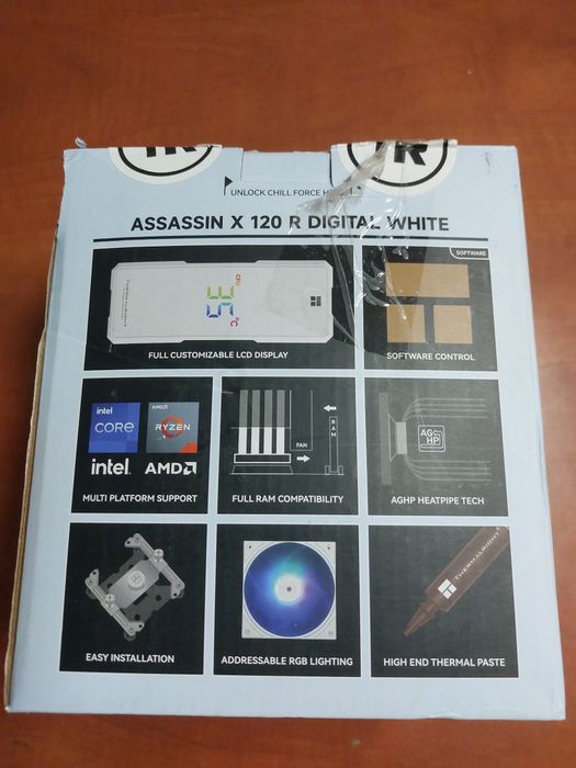 Cooler cpu cu afisaj temp Thermalright Assasin x 120 digital Argb,sh