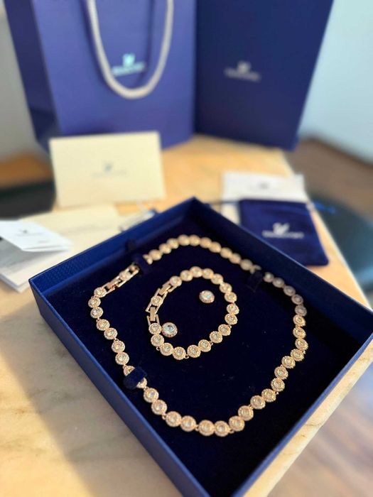 Set Bijuterii Angelic Swarovski Rose-Gold//Premium