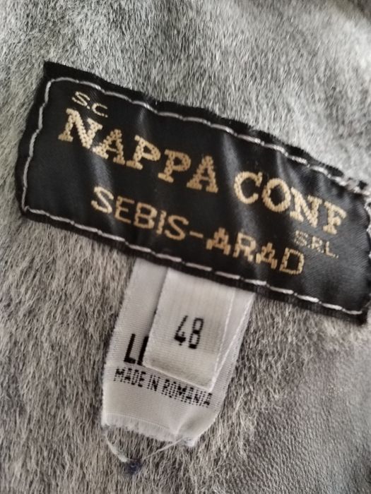 Suoer pret!Oferta!Cojoc din blana și piele naturala.